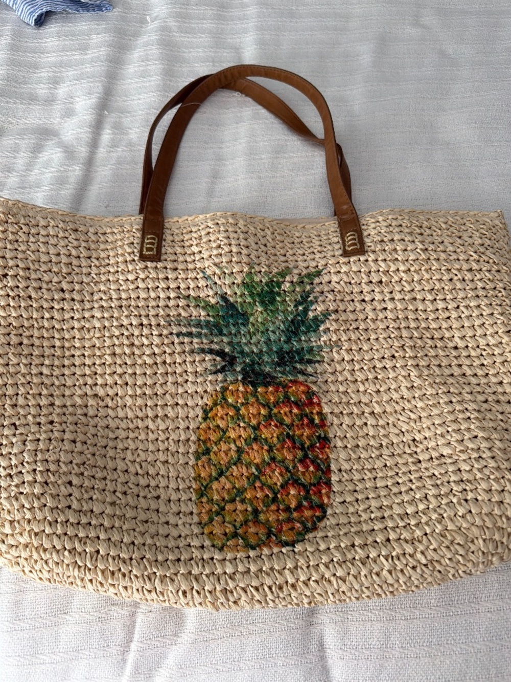 Straw bag